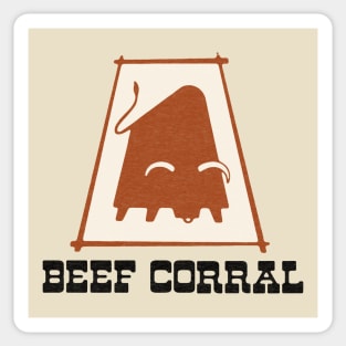 The Beef Corral Restaurant Sticker